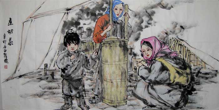 作者简介: 陈恺,原名:陈凯,1963年5月出生,男,汉族,上海市人 中国当代实力派人物画画家,副教授,现为中国美术家协会会员, 中国民间文艺家协会会员兼书画艺委会主任,文化部青年美术家联合会委员, 江苏省国画院特聘画家,香港国际书画院中国山水画艺术委员会副主席,北京至高美术馆专职画家。 自幼受外祖父---著名花鸟画家孔小瑜先生和舅舅---著名山水画家孔仲起先生启蒙临习中国画, 1985年毕业于安徽省艺术学校美术科中国画专业, 1992年毕业于中央美术学院中国画系本科,1997-1999年攻读中央美术