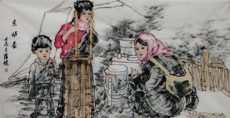作者简介: 陈恺,原名:陈凯,1963年5月出生,男,汉族,上海市人 中国当代实力派人物画画家,副教授,现为中国美术家协会会员, 中国民间文艺家协会会员兼书画艺委会主任,文化部青年美术家联合会委员, 江苏省国画院特聘画家,香港国际书画院中国山水画艺术委员会副主席,北京至高美术馆专职画家。 自幼受外祖父---著名花鸟画家孔小瑜先生和舅舅---著名山水画家孔仲起先生启蒙临习中国画, 1985年毕业于安徽省艺术学校美术科中国画专业, 1992年毕业于中央美术学院中国画系本科,1997-1999年攻读中央美术